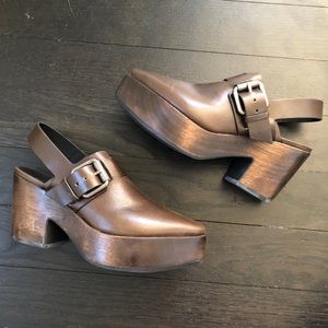 All Saints Platform Clogs